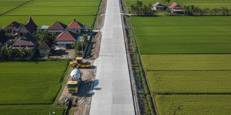 Pemprov Sulsel Cetak Sejarah: Jalan Beton Rekor 40cm Lewat Proyek Multi Years - Featured